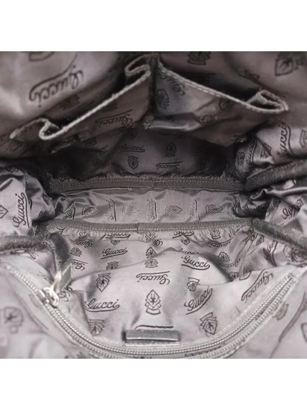 Gucci GG Supreme Messenger Black Leather